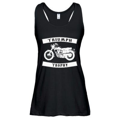 Triumph Tr6 Trophy Classic Motor Cycle Ladies Essential Flowy Tank