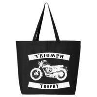 Triumph Tr6 Trophy Classic Motor Cycle 25L Jumbo Tote