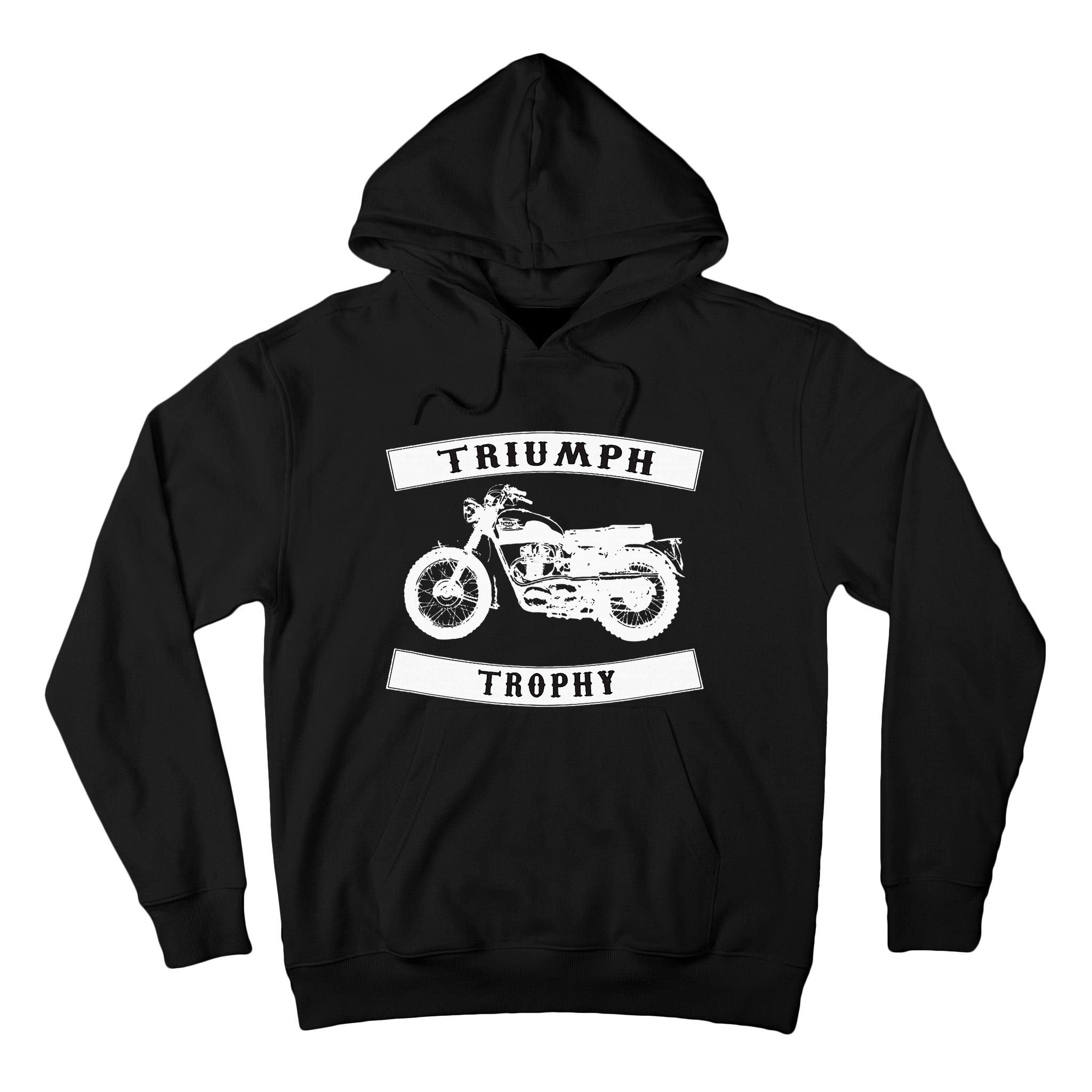 Triumph Tr6 Trophy Classic Motor Cycle Tall Hoodie