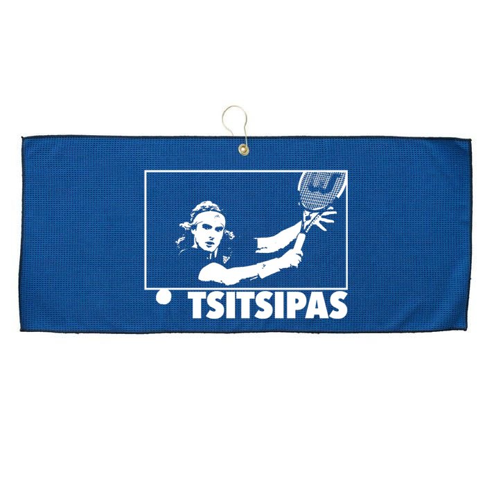 Tsitsipas Tennis Large Microfiber Waffle Golf Towel