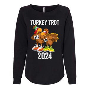 Thanksgiving Turkey Trot Squad 2024 Trot Race Couple Funny Womens California Wash Sweatshirt