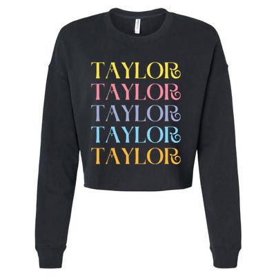Team T.aylor Cropped Pullover Crew