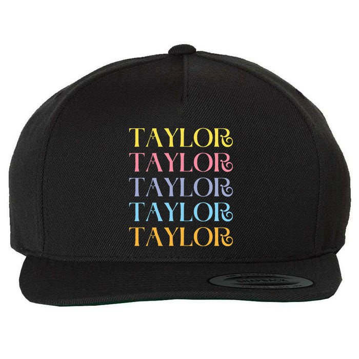 Team T.aylor Wool Snapback Cap