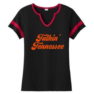 Talkin Tennessee Talking Tennessee Tn Orange Outfits Ladies Halftime Notch Neck Tee