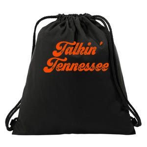 Talkin Tennessee Talking Tennessee Tn Orange Outfits Drawstring Bag