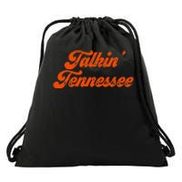 Talkin Tennessee Talking Tennessee Tn Orange Outfits Drawstring Bag