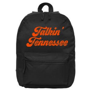 Talkin Tennessee Talking Tennessee Tn Orange Outfits 16 in Basic Backpack