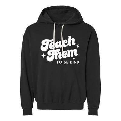 Team Them To Be Kind Garment-Dyed Fleece Hoodie