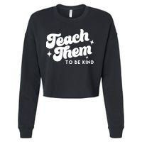Team Them To Be Kind Cropped Pullover Crew