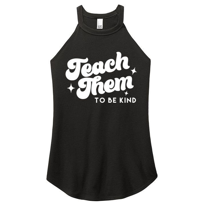 Team Them To Be Kind Women's Perfect Tri Rocker Tank