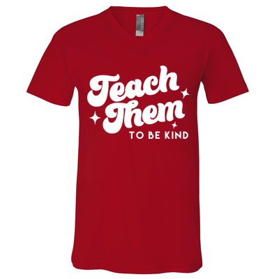 Team Them To Be Kind V-Neck T-Shirt