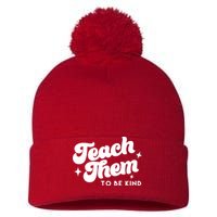Team Them To Be Kind Pom Pom 12in Knit Beanie