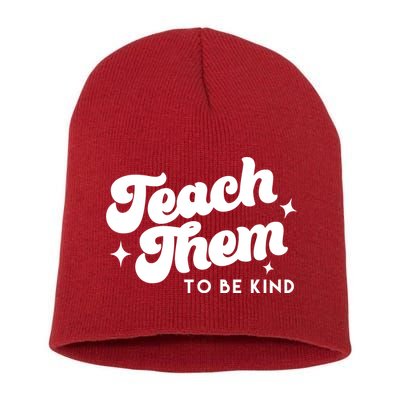 Team Them To Be Kind Short Acrylic Beanie