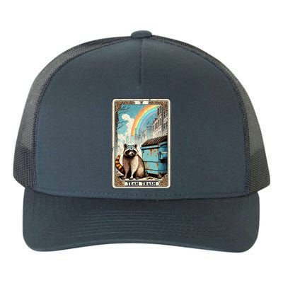 Team Trash Tarot Card Mystic Raccoon Yupoong Adult 5-Panel Trucker Hat