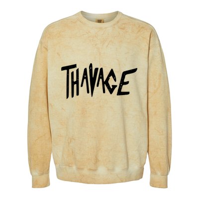 Throwback Thavage Colorblast Crewneck Sweatshirt