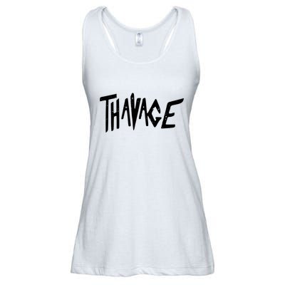 Throwback Thavage Ladies Essential Flowy Tank