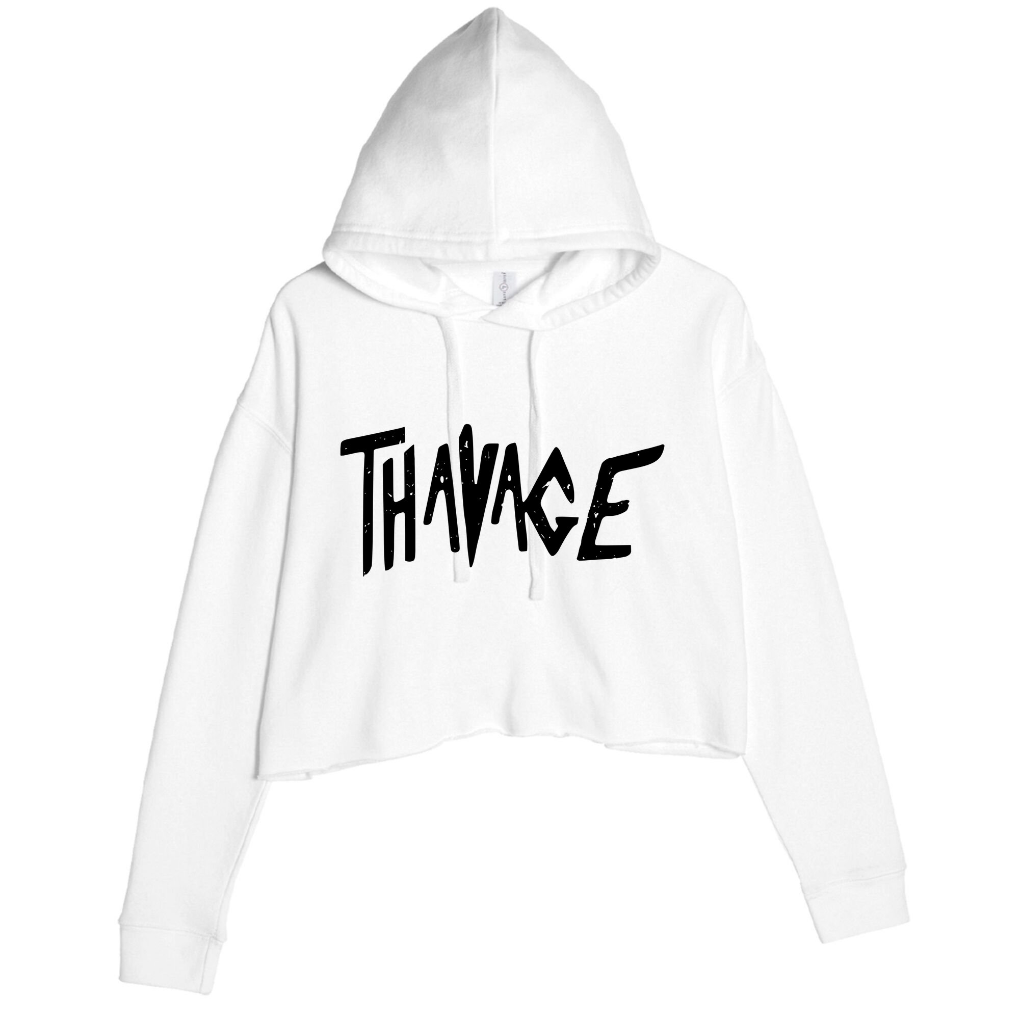 Throwback Thavage Crop Fleece Hoodie