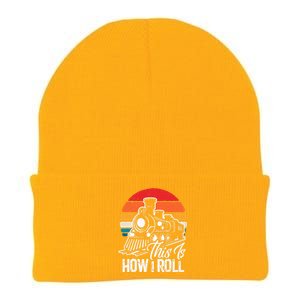 train t this is how i roll  train lover Knit Cap Winter Beanie