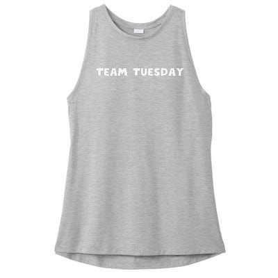 Team Tuesday Ladies PosiCharge Tri-Blend Wicking Tank