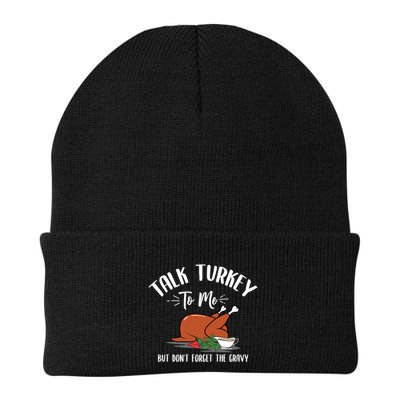 Talk Turkey To Me With Gravy Turkey Lover Thanksgiving Day Meaningful Gift Beanie