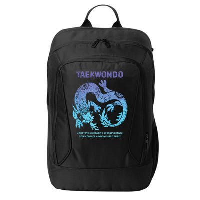 Taekwondo TKD Tae Kwon Do Dragon Art Martial Arts Graphic City Backpack