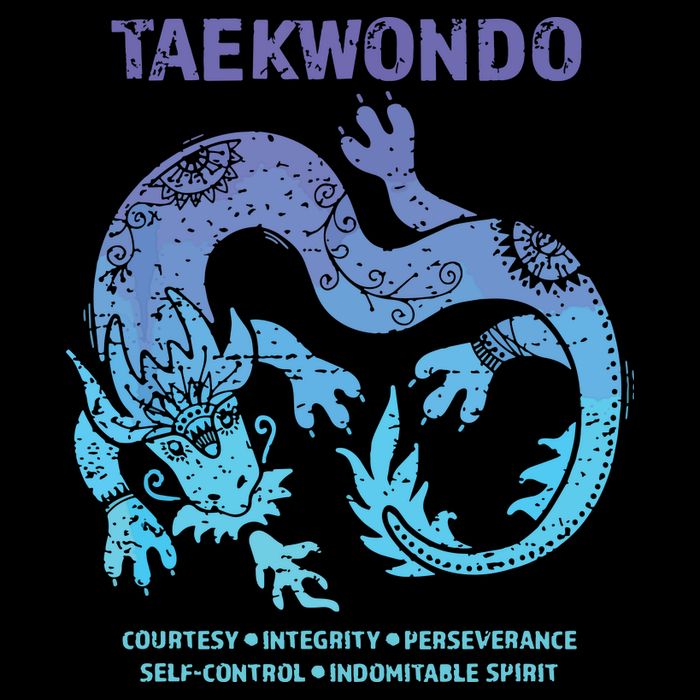 Taekwondo TKD Tae Kwon Do Dragon Art Martial Arts Graphic City Backpack