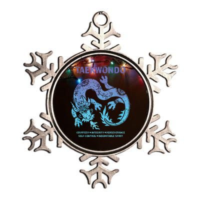 Taekwondo TKD Tae Kwon Do Dragon Art Martial Arts Graphic Metallic Star Ornament