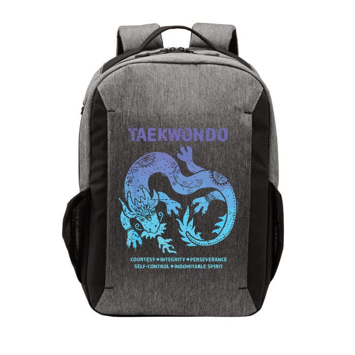Taekwondo TKD Tae Kwon Do Dragon Art Martial Arts Graphic Vector Backpack