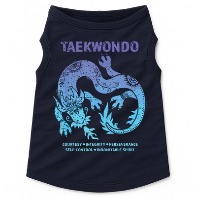 Taekwondo TKD Tae Kwon Do Dragon Art Martial Arts Graphic Doggie Tank