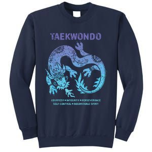 Taekwondo TKD Tae Kwon Do Dragon Art Martial Arts Graphic Sweatshirt