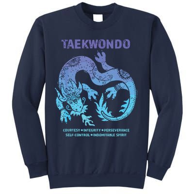 Taekwondo TKD Tae Kwon Do Dragon Art Martial Arts Graphic Sweatshirt