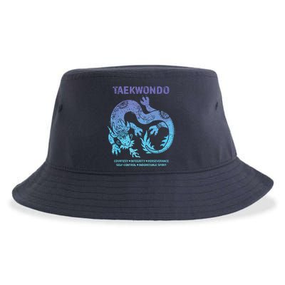Taekwondo TKD Tae Kwon Do Dragon Art Martial Arts Graphic Sustainable Bucket Hat
