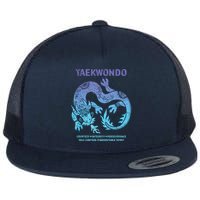 Taekwondo TKD Tae Kwon Do Dragon Art Martial Arts Graphic Flat Bill Trucker Hat