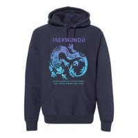 Taekwondo TKD Tae Kwon Do Dragon Art Martial Arts Graphic Premium Hoodie