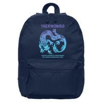 Taekwondo TKD Tae Kwon Do Dragon Art Martial Arts Graphic 16 in Basic Backpack