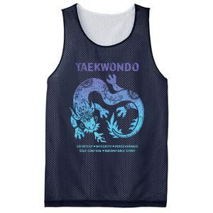 Taekwondo TKD Tae Kwon Do Dragon Art Martial Arts Graphic Mesh Reversible Basketball Jersey Tank