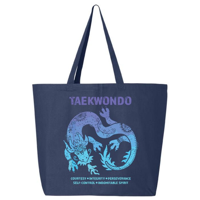Taekwondo TKD Tae Kwon Do Dragon Art Martial Arts Graphic 25L Jumbo Tote