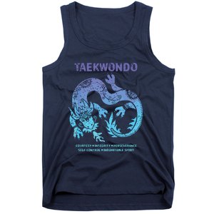 Taekwondo TKD Tae Kwon Do Dragon Art Martial Arts Graphic Tank Top