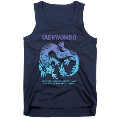 Taekwondo TKD Tae Kwon Do Dragon Art Martial Arts Graphic Tank Top