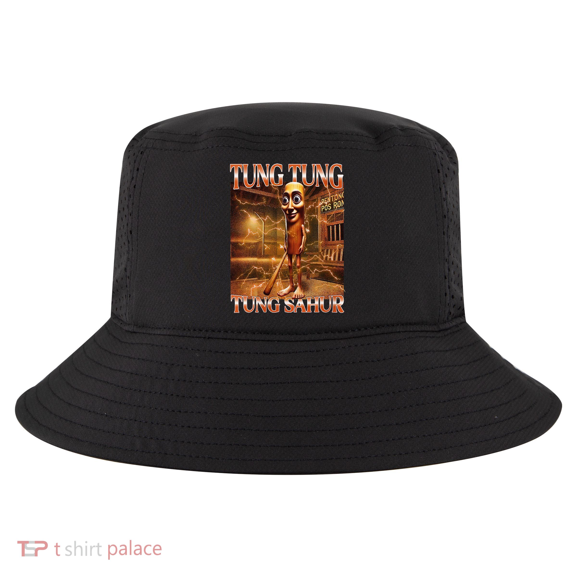 Tung Tung Tung Sahur Funny Brainrot Meme Italian Cool Comfort Performance Bucket Hat