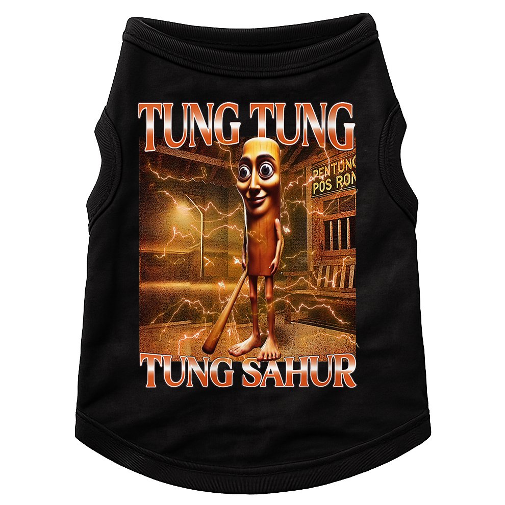 Tung Tung Tung Sahur Funny Brainrot Meme Italian Doggie Tank