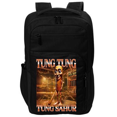 Tung Tung Tung Sahur Funny Brainrot Meme Italian Impact Tech Backpack