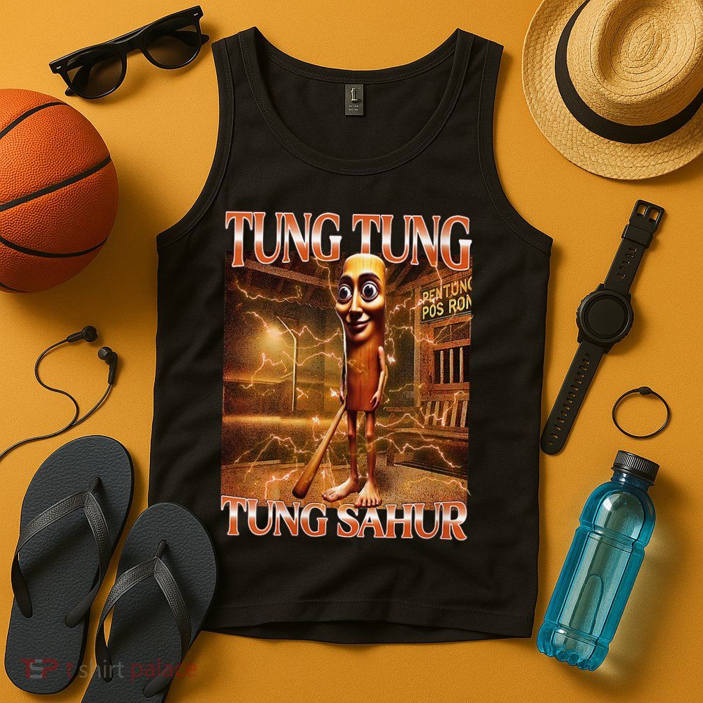 Tung Tung Tung Sahur Funny Brainrot Meme Italian Tank Top