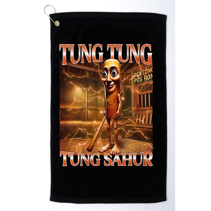 Tung Tung Tung Sahur Funny Brainrot Meme Italian Golf Towel