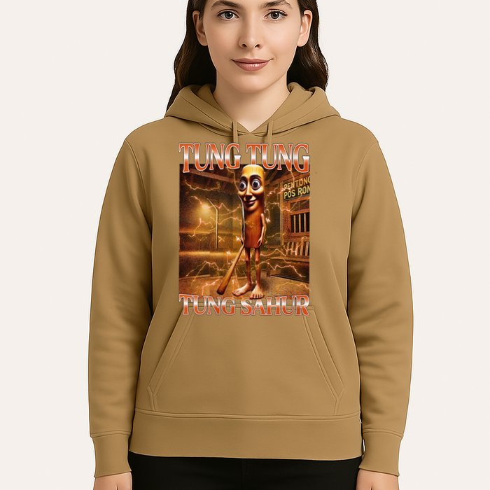 Tung Tung Tung Sahur Funny Brainrot Meme Italian Hoodie