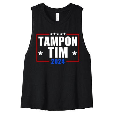 Tampon Tim Women's Racerback Cropped Tank