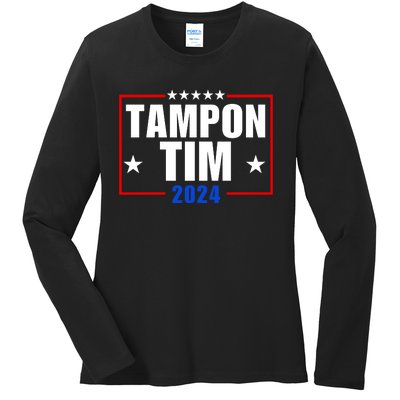 Tampon Tim Ladies Long Sleeve Shirt