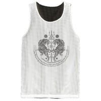 Thai Tattoo Twin Tiger Sak Yant Muay Thai Thailand Graphic Mesh Reversible Basketball Jersey Tank