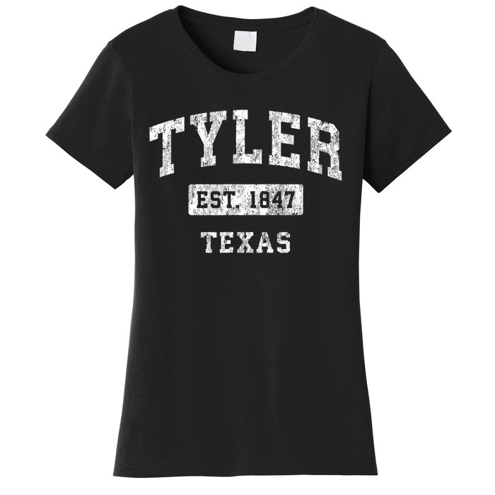 Tyler Texas Tx Vintage Established Sports Women's T-Shirt