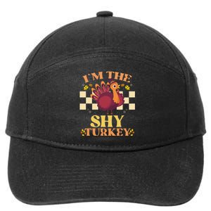 Turkey Trot Thanksgiving Outfit for Family Couples 7-Panel Snapback Hat